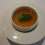 カセント - 芋のフラン　コンソメあん　タコ　クレソン