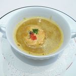 おはらス・レストラン - 温製 魚のスープ ルイユ添え(2012/12/22撮影)