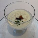 おはらス・レストラン - ポロ葱とじゃが芋の冷たいクリーム・スープ(2012/12/22撮影)