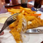 Malins FiSH&CHIPS - ランチB　フィンガーフィッシュ（3本）＆チップス＆ソフトドリンク　1500円