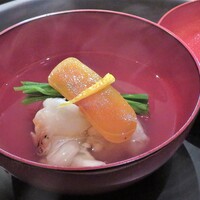 一心鮨 光洋 - 椀　伊勢海老　蕪　唐墨