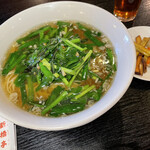 中国料理 新橋亭 - 韮菜湯麺