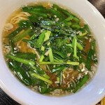 中国料理 新橋亭 - 韮菜湯麺