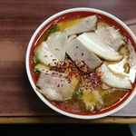 天神そば - 天神そば，肉多め