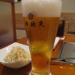 桔梗苑 - 生ビール中