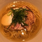 麺屋一燈 - 地鶏そば（塩/大和肉鶏)