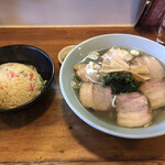 佐野ラ－メン たかの - Aセット　チャーシュー麺変更　1,155円！
