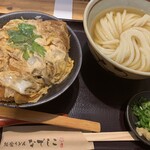 純愛うどん なでしこ - カツ丼セット（ごはん少なめ）（￥1050）