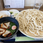 幸太郎うどん - 肉つけうどん、大盛、味玉