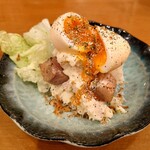 やきとり筑前屋 - 特製鴨と半熟味玉のポテトサラダ