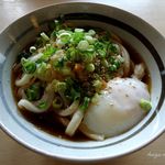 手打ちうどん 清水屋 - 温玉うどん１玉