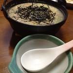 Ishokuyakitori Wasawasa - とりゴマ雑炊
                      
                      ゴマがきいてておいしい。