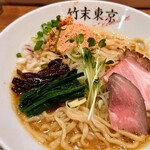 竹末東京Premium - 鮟肝魚介鶏白湯。見た目が美しい！！