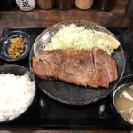 キセキ食堂 - ♪上キセキすてーき定食200g￥1590