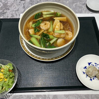 大観苑 - 五目スープそばのランチ