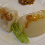 ビストロ茶葉蘭 - ミニ餃子と蕪