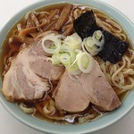 秀来軒 - 醤油ラーメン　煮豆腐　2012年12月