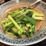 中華食堂 チリレンゲ - 青菜のニンニク生姜炒め