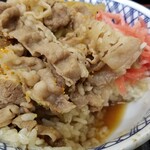 Yoshinoya - だくだくの様子。