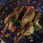 ネフェルティティ東京 - ④ハマム・マハッシ（鳩の中にスパイスで味付けしたライスを詰めてオーブン焼きにしたエジプトの代表料理)3200円