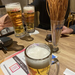 居酒屋 かわらや - おとおしの揚げパスタ、大量！