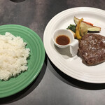 クック バーン トウキョウ - ランチステーキ(モモ肉150g)