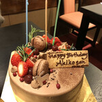 酒肴 大阪まんぷく堂 - お誕生日ケーキ【持ち込み】