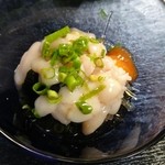 椅子のある立ち呑み つるつるいっぱい - 白子ポン酢490円　※この日、一番高い料理　2012年12月