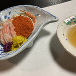 藤しげ - 飲み放題のコースでまさかの香箱蟹、今年お高いんでしょ！？
