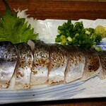 エビス朝霞 - 炙り〆鯖