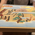 茂幸 - お店のご様子を模した酒器入れ。もう個室も少しずつ始めているそうですよ！