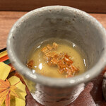 茂幸 - 先程のばちこを散らした茶碗蒸し♡