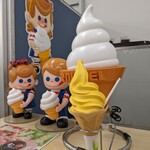 ふれあい市場 旬の館 - かぼちゃソフトクリーム 350円
