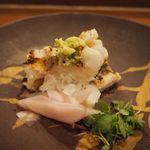 穴子の焼き霜　アップ