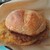 漁師の館 - 料理写真:金星豚バーガー！はみ出すトンカツ。