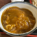 更科京屋 - 半カレー丼