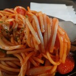 GOHAN-YA あたしんち - 昔ながらのナポリタン 600円(税込)、パスタ麺