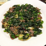 ガラムマサラ - ギラ炒め（砂肝・ホウレン草・ニンニク）