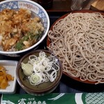 味奈登庵  - 牡蠣の天丼セット　1000円