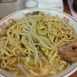 ラーメン二郎 - ニンニクをもう少し攪拌するか