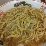 ラーメン二郎 - 麺はスルスル入るね～