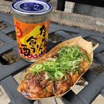 Takoyaki Ikayaki Hiroya - たこ焼き8個300円