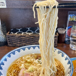 ガンコンヌードル - 醤油ラーメン&半カレーセット(1200円)