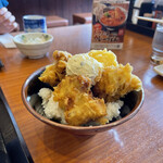 丸亀製麺 - タル鶏天丼[並] 490円