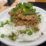 Yokohama Tantanmen Hakuryuu - そぼろご飯　味付けは甘め（2021.12.22）