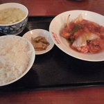 中国料理 和平飯店 - 酢豚定食