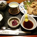 銚釐庵 - 鶏の唐揚定食