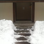 達磨 雪花山房 - 雪の日の外観　携帯ですが・・・