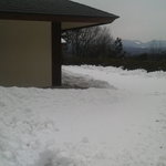 達磨 雪花山房 - 雪の日の外観2　携帯ですが・・・