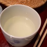 達磨 雪花山房 - そば湯